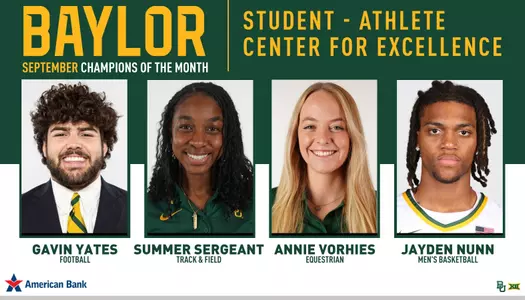 SACE Student Athletes of the Month