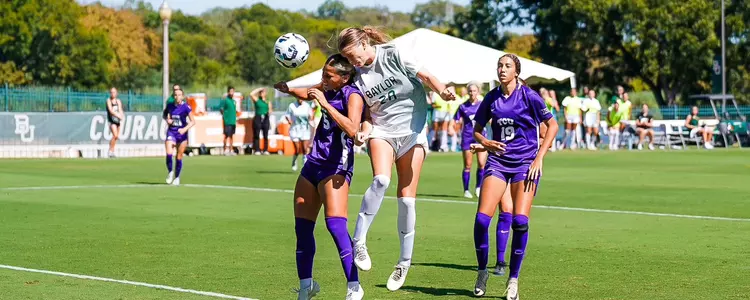 Hannah Augustyn headed goal against TCU
