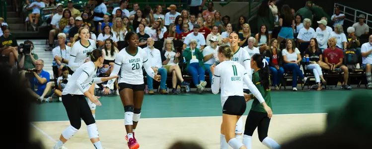 Celebration during Wisconsin match