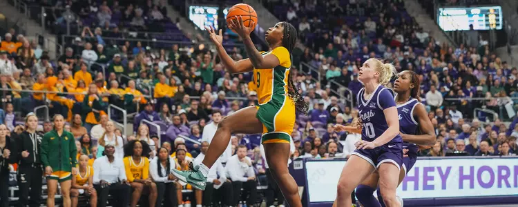 Aliyah Matharu layup at TCU