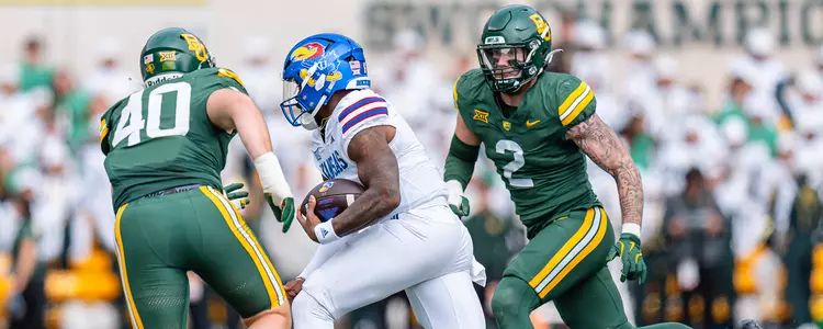 Matt Jones in action vs. Kansas in 2024