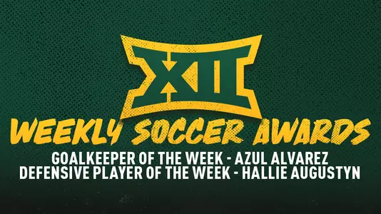 Awards graphic celebrating two Big 12 Player of the Week honors