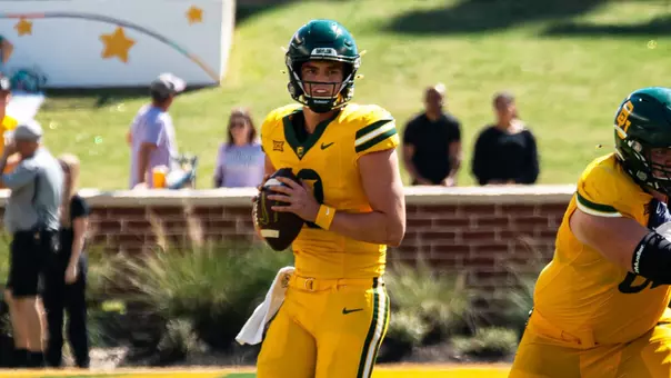 Sawyer Robertson vs. K-State action photo