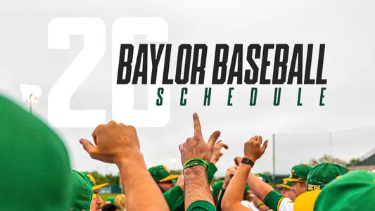 2026 Baseball Schedule graphic header