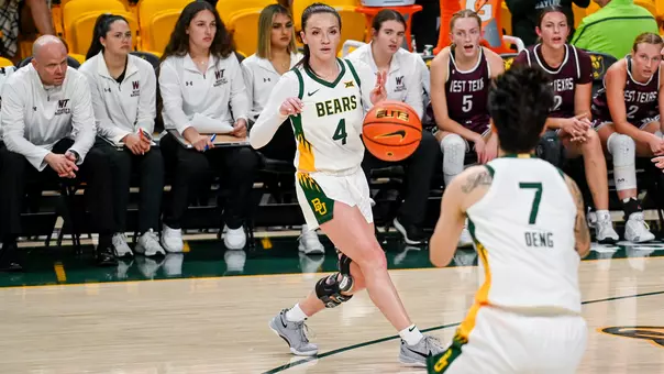 Jana in exhibition vs WTAMU