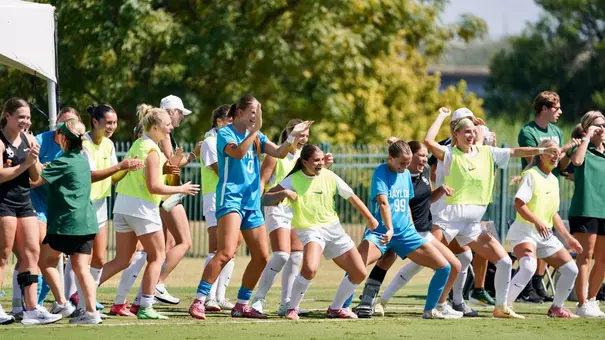 Soccer celebrates goal scored vs Colorado 2025