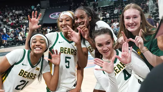 Bears pose after upset win over Duke in Paris