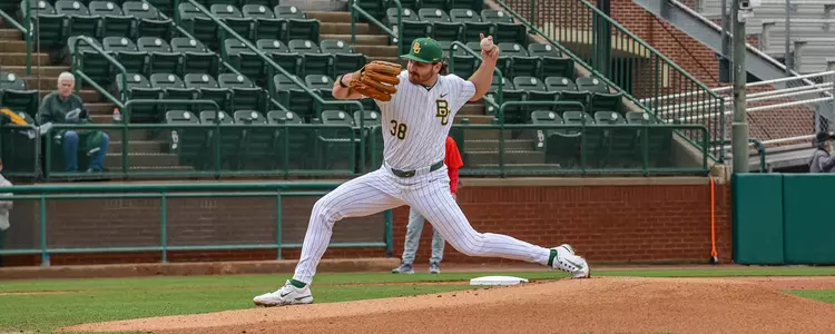 Bryson Bales pitching against YSU 2025