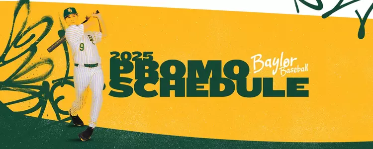 2025 Baseball Promo Schedule Header