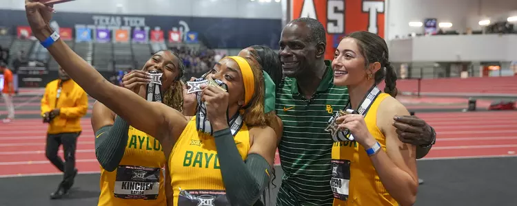 Women's 4x4 and Coach Ford after 2025 Big 12 ITF Championships