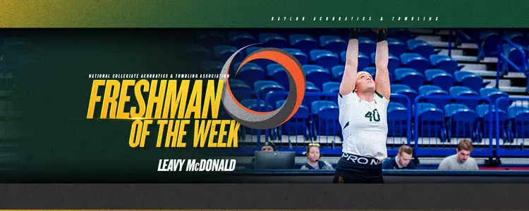 Leavy McDonald earns NCATA Freshman of the Week