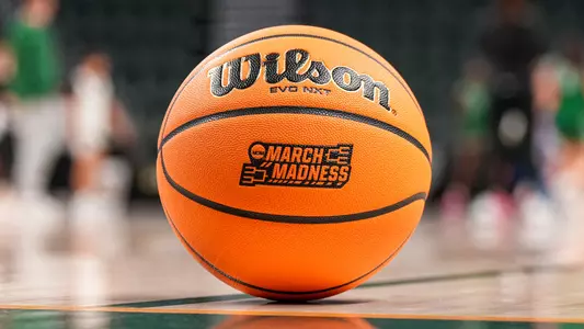 NCAA ball for WBB tournament at Foster Pavilion