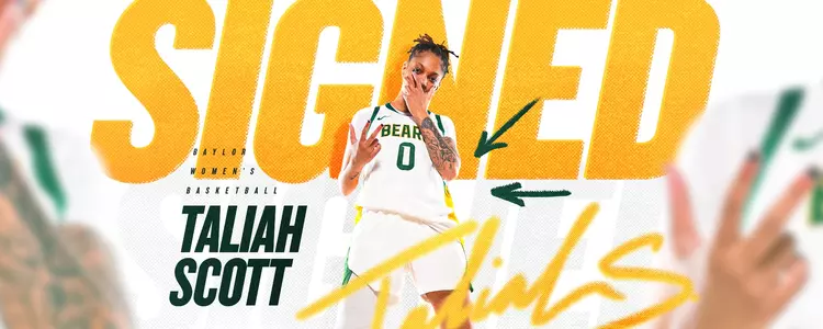 Taliah Scott Signed - Baylor WBB