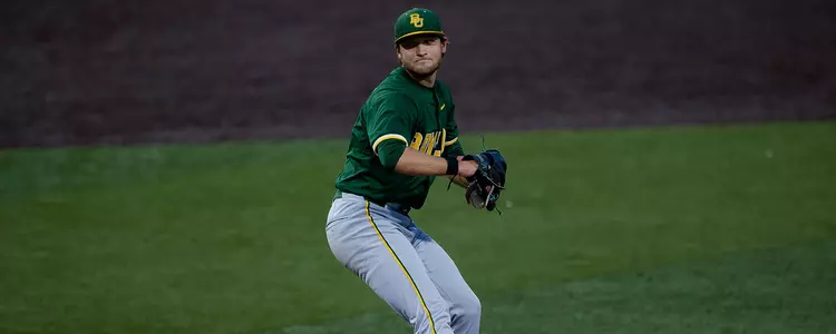 Ethan Calder pitching at Tech 2025