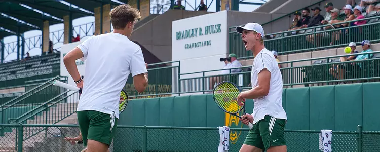 Devin Badenhorst celebrates in Big 12 quarters