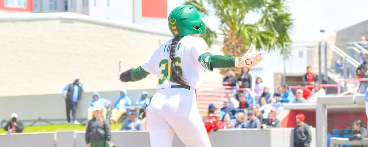 Amber Toven HR Celebration vs Houston