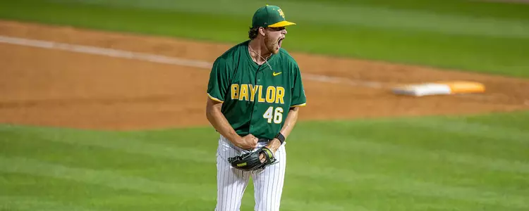 Grayson Murry celebrates after pitching 2025