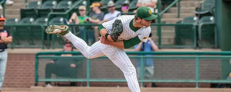 Ethan Calder pitching vs OSU 2025