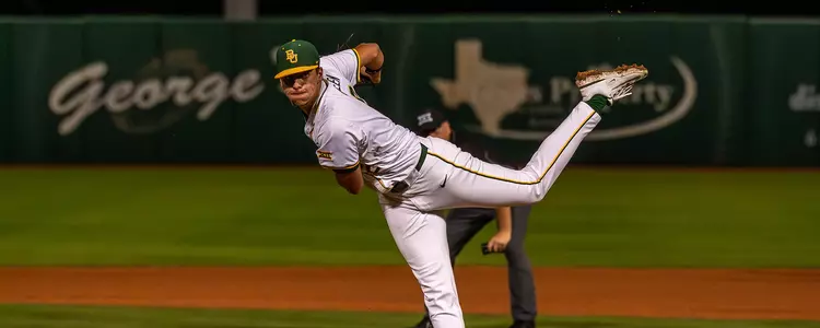 Mason Green pitching against ASU 2025