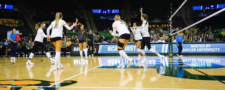 Lauren Briseño after an ace