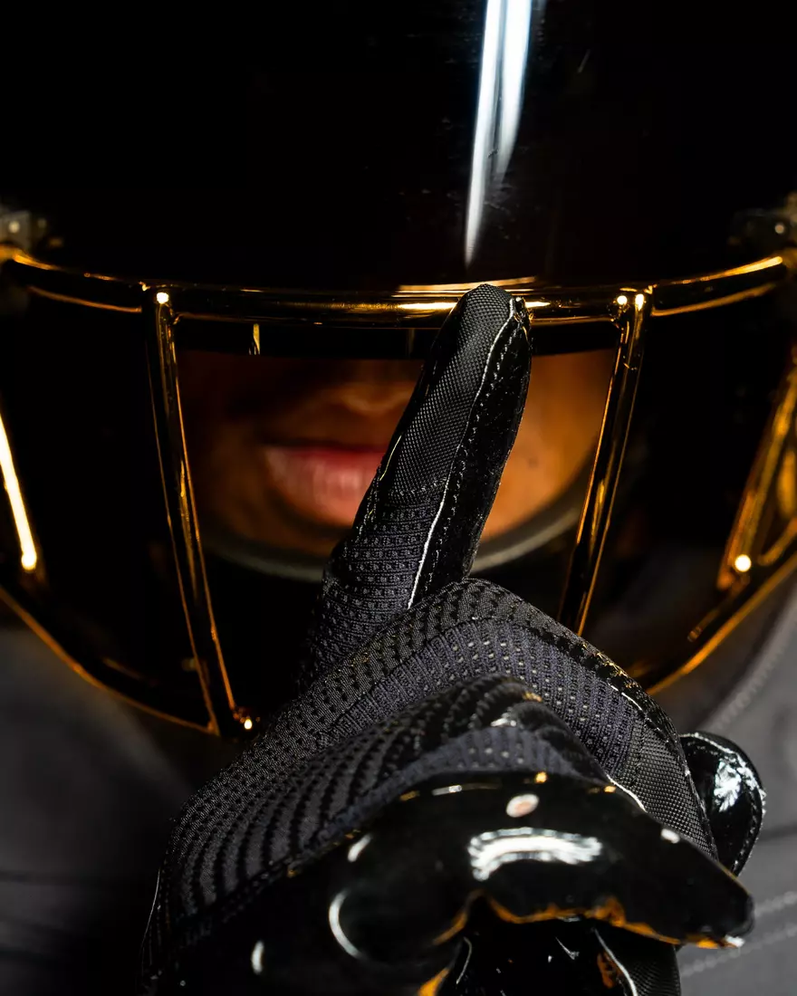 Chrome football helmets are back!