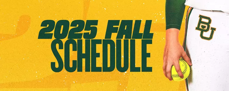 Softball Fall Schedule 2025