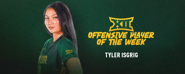 Tyler Isgrig Big 12 Offensive Player of the Week