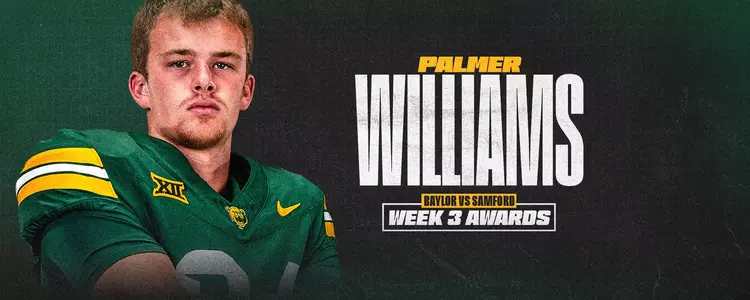 Palmer Williams Big 12 POTW Week 3