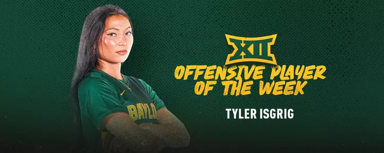 Tyler Isgrig Big 12 Offensive Player of the Week