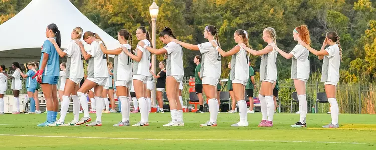 SOCCER National anthem vs ACU