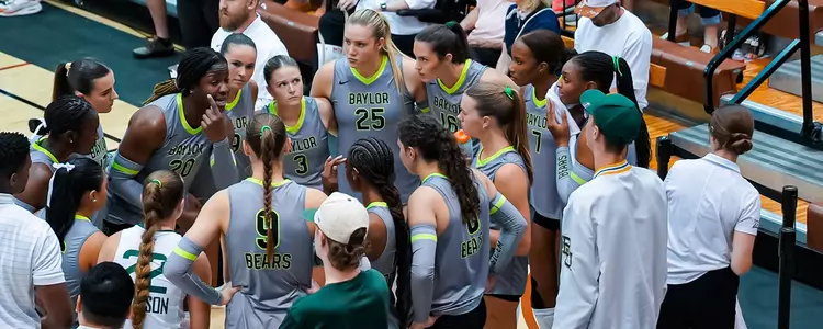 Baylor Huddle at Texas