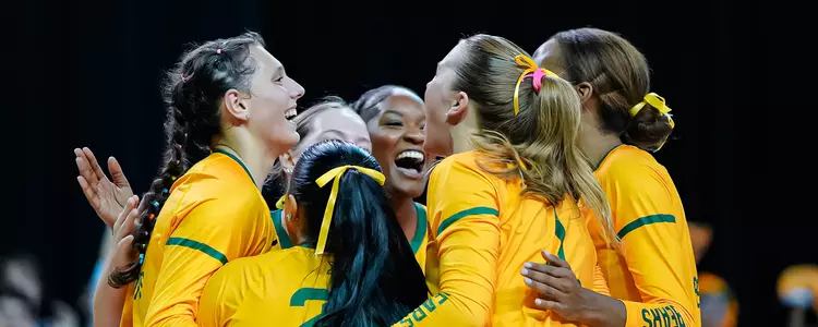 WIn over TCU celebrate