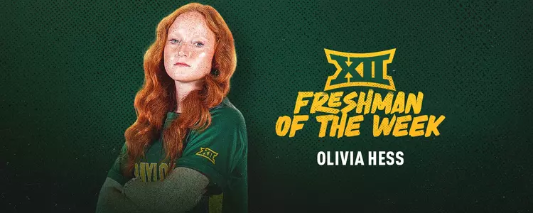Olivia Hess Big 12 Freshman of the Week