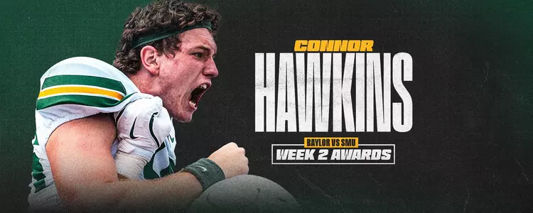 Connor Hawkins Big 12 Freshman and Special Teams POTW