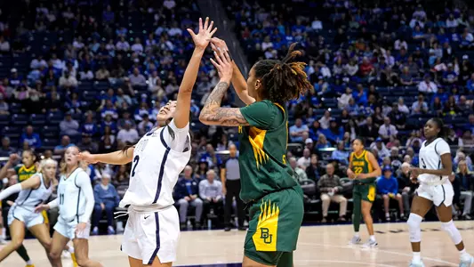 Taliah Scott 3 pointer at BYU