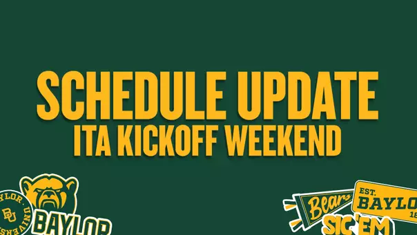 Schedule Update - ITA Kickoff Weekend