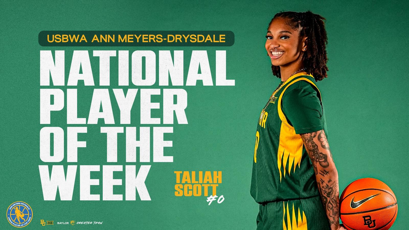Taliah Rigs WBB’s Taliah Scott Receives Second USBWA Ann Meyers Drysdale National ...