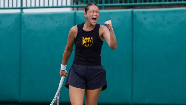 Alian Zack celebration in ITA Regional Championship in Waco