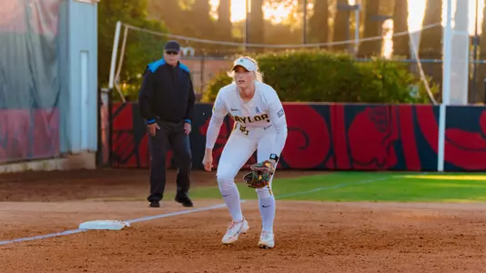 Leach Cran Prepares to field a Ground Ball against SDSU