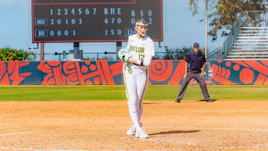Cambree Creager pitches against Oregon State