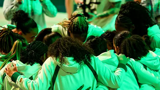 Team huddle vs TCU at home 2026