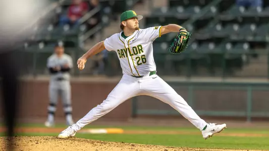 Zack Wallace pitching against New Mexico State 2026