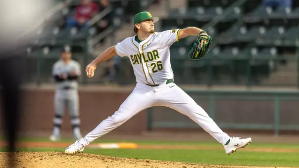 Zack Wallace pitching against New Mexico State 2026