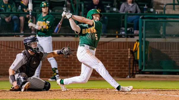 Pearson Riebock hitting against Texas State 2026