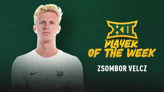 Zsombor Velcz Big 12 POTW Feb. 17