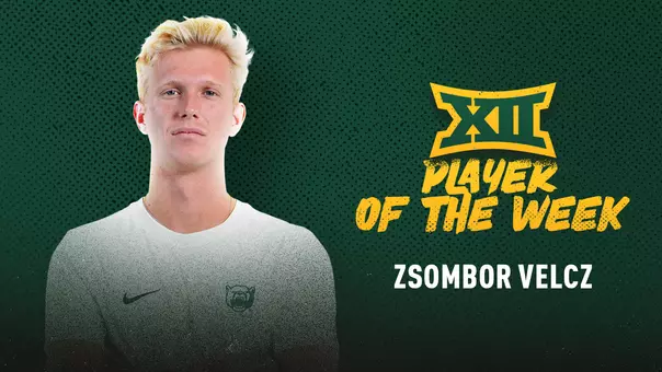Zsombor Velcz Big 12 POTW Feb. 17
