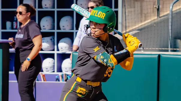 Abi Flores hits against Lipscomb