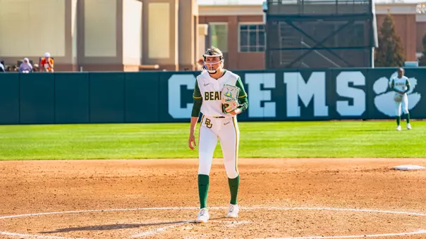 Cambree Creager pitching against Coastal Carolina
