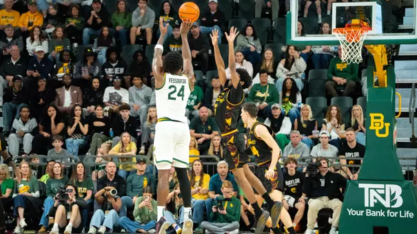 Tounde Yessoufou from three against ASU at home