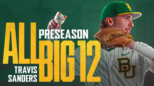 Travis Sanders 2026 Preseason All-Big 12 graphic